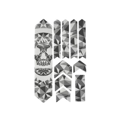 Kit de protección de cuadro Extra de 10 piezas - Fractal Skull