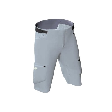 Pantalón corto infantil MTB All Mountain 2.0 Gris Titanium