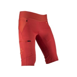 Pantalón corto MTB All Mountain 2.0 para mujer Rouge Lava