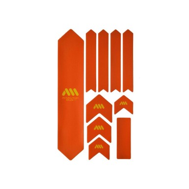 Kit de protección de cuadro Extra de 10 piezas - Naranja / Amarillo