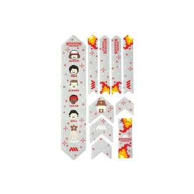 Kit de protección de cuadro Extra de 10 piezas - Stranger Things 8-bit