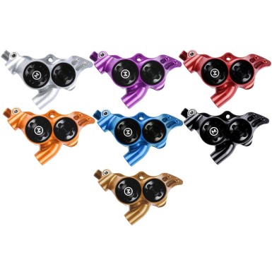 RX4+ Complete Flat Mount Caliper - Mineral Oil Version