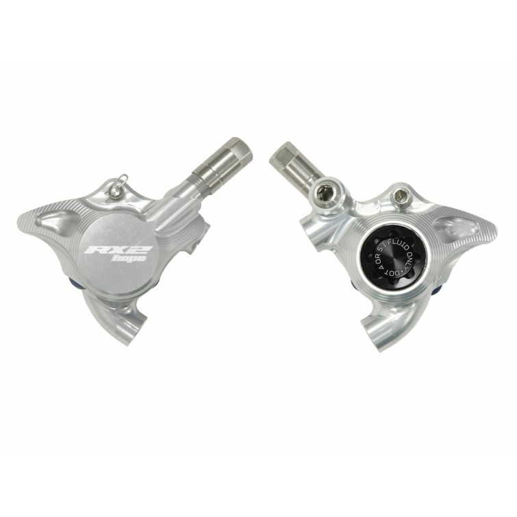 Etrier complet RX2 Flat Mount Version DOT - Argent
