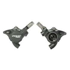 RX2 Complete Flat Mount Caliper - Mineral Oil Version - Smoke