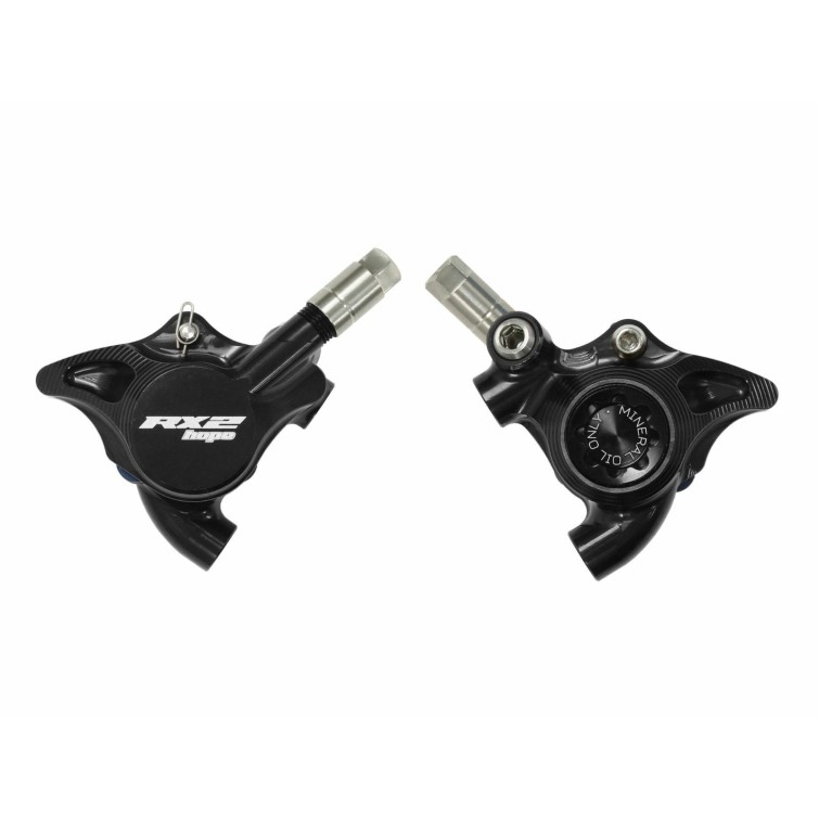Etrier complet RX2 Flat Mount - Version Minérale - Noir