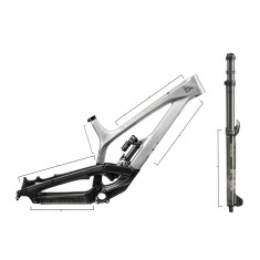Kit de protección de cuadro Total 25 piezas - Transparente
