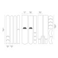 Kit de protección de cuadro Total 25 piezas - Transparente