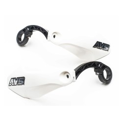 Protectores de manos con anclajes de plástico - Blanco