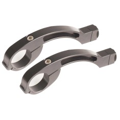 Protectores de manos con anclajes de aluminio - Azul claro / Negro