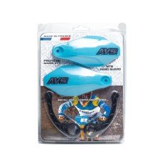 Protectores de manos con anclajes de plástico - Azul claro