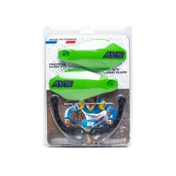 Protectores de manos con anclajes de plástico - Verde claro