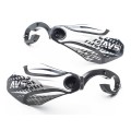 Handguards with Aluminum Mounts - Black / White