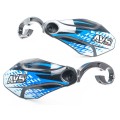 Handguards with Aluminum Mounts - Black / Blue