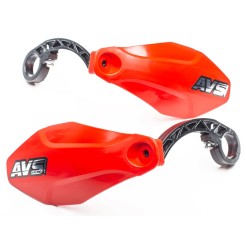 Protectores de manos con anclajes de plástico - Rojo