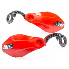 Handguards with Plastic Mounts - Red