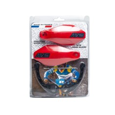Protectores de manos con anclajes de plástico - Rojo