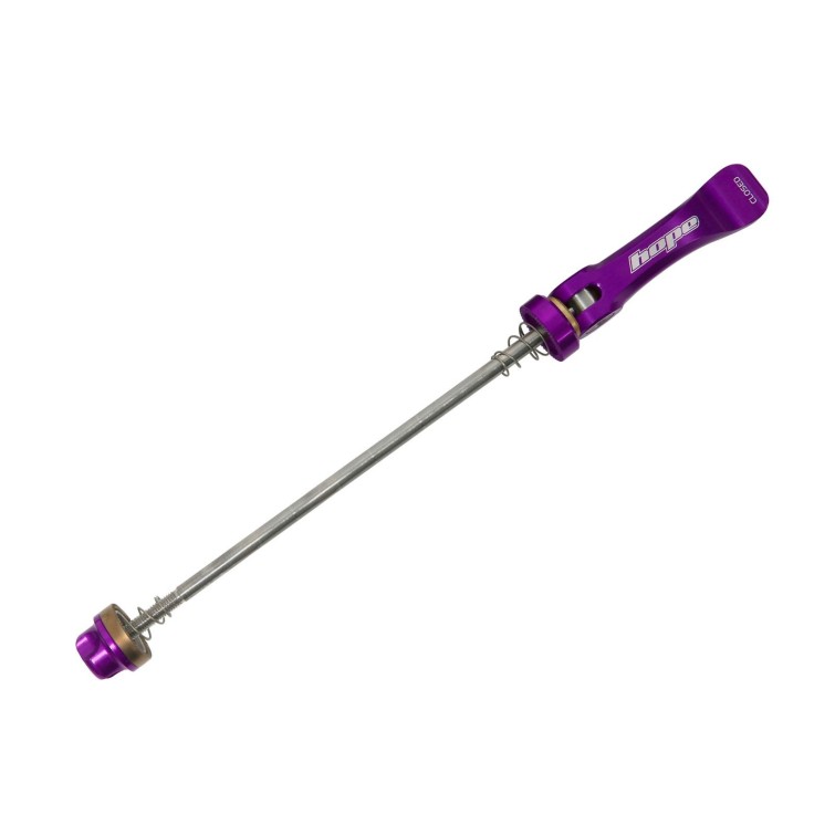 Rear Wheel Quick-Release Skewer - Purple