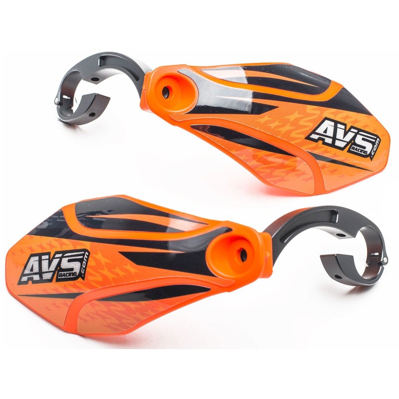 Handguards with Aluminum Mounts - Orange / Black