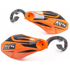 Handguards with Aluminum Mounts - Orange / Black