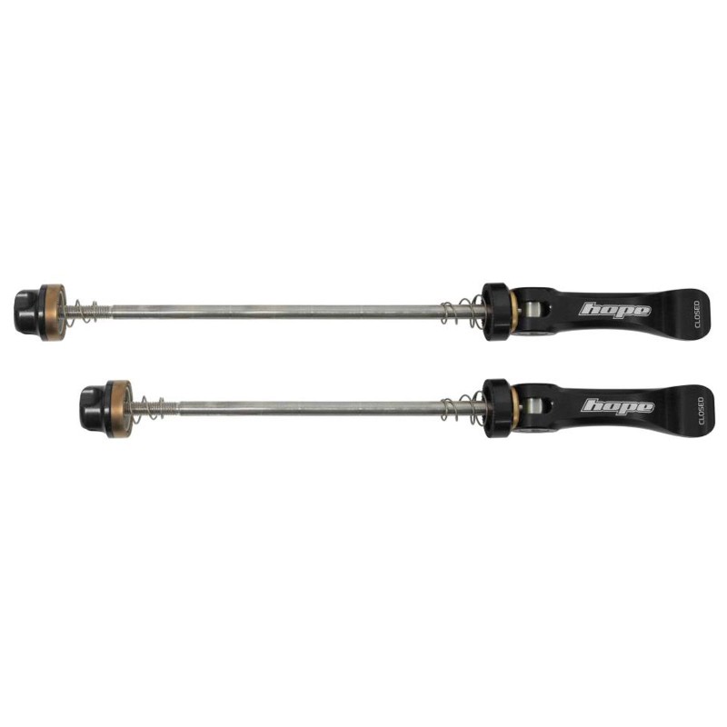 Pair of Wheel Quick-Release Skewers - Black