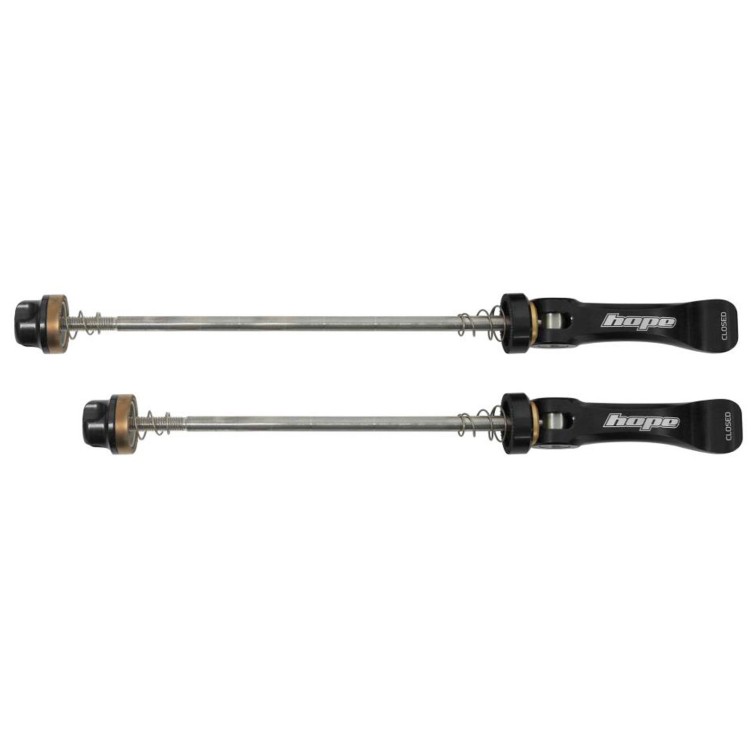 Pair of Wheel Quick-Release Skewers - Black