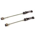 Pair of Wheel Quick-Release Skewers - Black