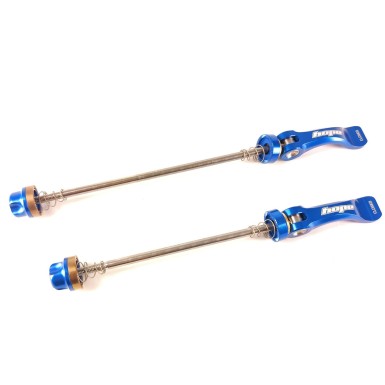 Paire de blocages rapides de roues - Bleu