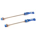 Pair of Wheel Quick-Release Skewers - Blue