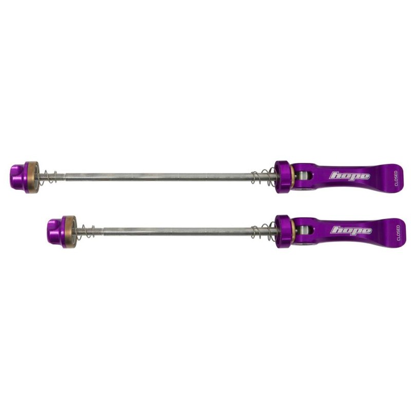 Paire de blocages rapides de roues - Violet