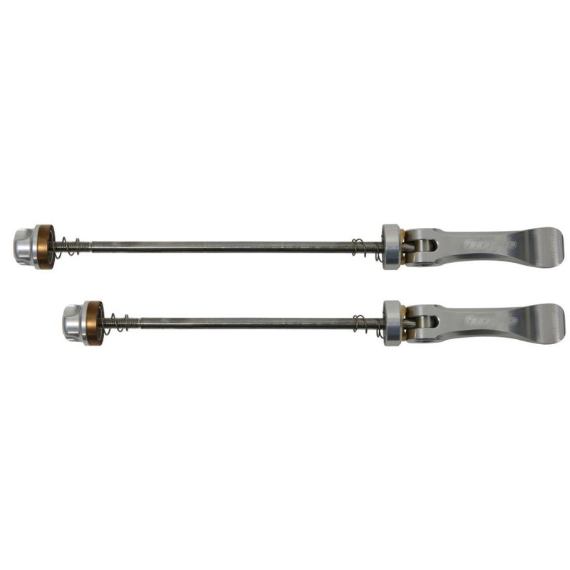 Pair of Wheel Quick-Release Skewers - Silver