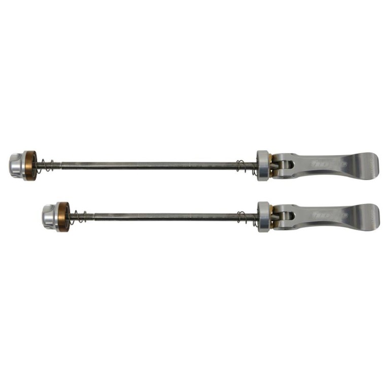 Pair of Wheel Quick-Release Skewers - Silver