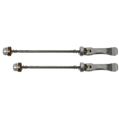 Pair of Wheel Quick-Release Skewers - Silver