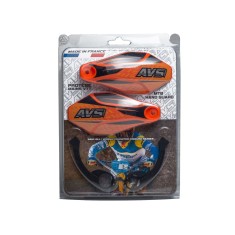 Handguards with Aluminum Mounts - Orange / Black
