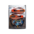 Handguards with Aluminum Mounts - Orange / Black