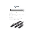 Eje delantero F12.5 - L119 - M12x1 - 15 mm (Carretera)