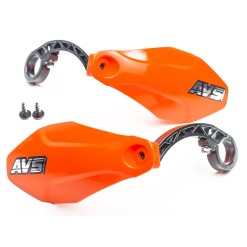 Protectores de manos con anclajes de plástico - Naranja