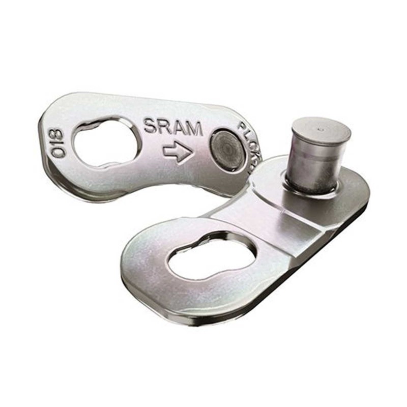 Eslabones rápidos Power Lock Flattop de carretera de 12 v - Plata