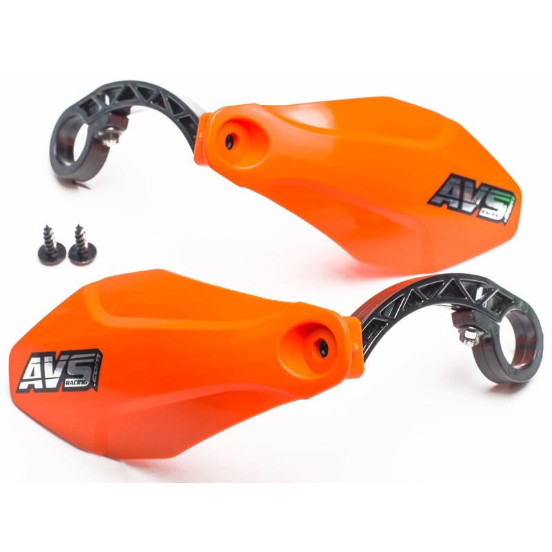Handguards with Plastic Mounts - Neon Orange