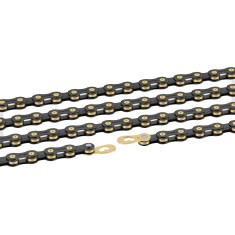 Cadena 11SB de 11 velocidades - Negro / Dorado - 118 eslabones