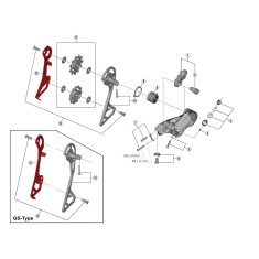 Inner Plate for Ultegra R8000 Derailleur