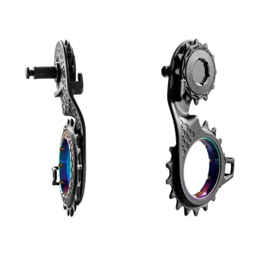 Chape Hollowcage carbone avec roulement céramique pour Shimano 9100 et 8000