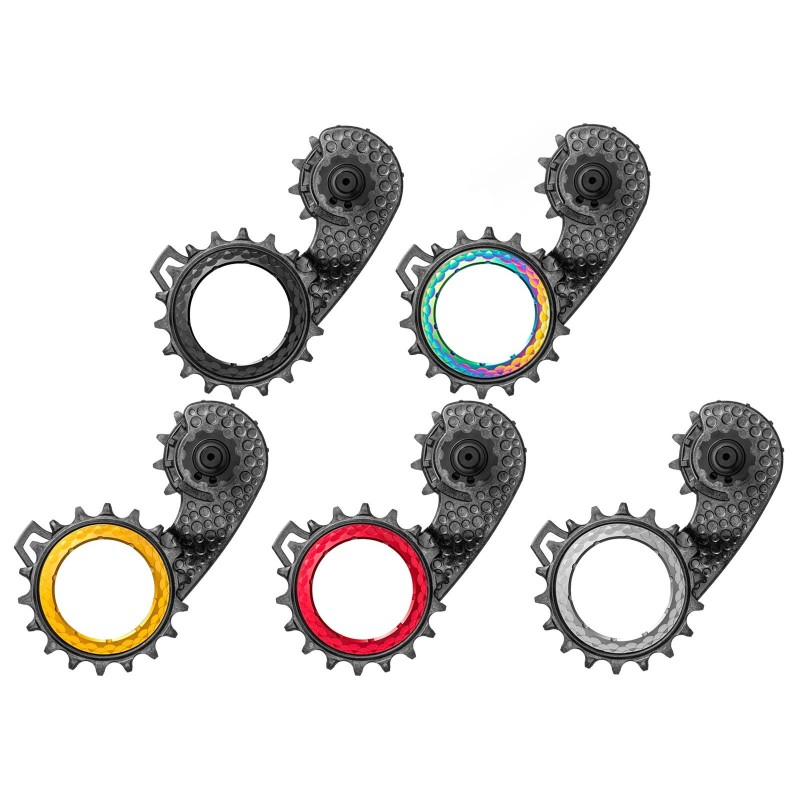 Carbon Hollowcage derailleur cage with ceramic bearing for Shimano 8150 - V2