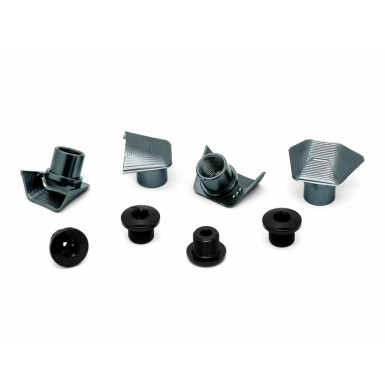 Absolute Black Kit de 4 vis + caches pour pédaliers Ultegra 6800 - Purebike