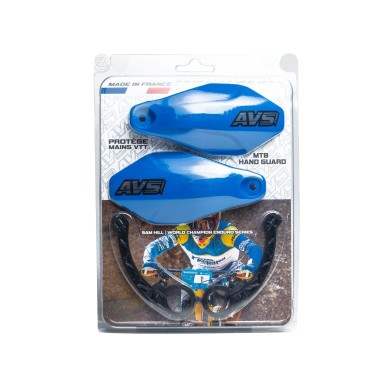 Protège mains avec pattes plastique - Bleu foncé