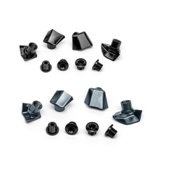 Set of 4 bolts + caps for Dura-Ace 9100 and 9150 cranksets