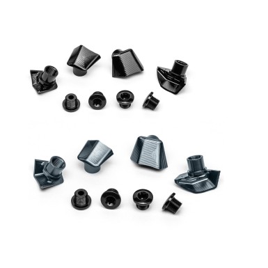 Absolute Black Kit de 4 vis + caches pour pédaliers Ultegra 8000 et 8050 - Purebike