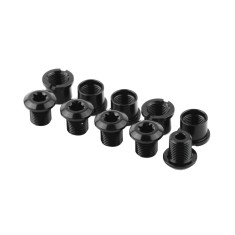 Set of 5 bolts + chainring nuts. MTB replacement parts
