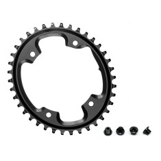 Plato Cyclocross Oval Narrow Wide 110 mm 4 agujeros Negro