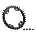 Plato Cyclocross Oval Narrow Wide 110 mm 4 agujeros Negro