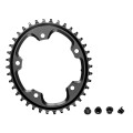 Plato Cyclocross Oval Narrow Wide 110 mm 5 agujeros Negro